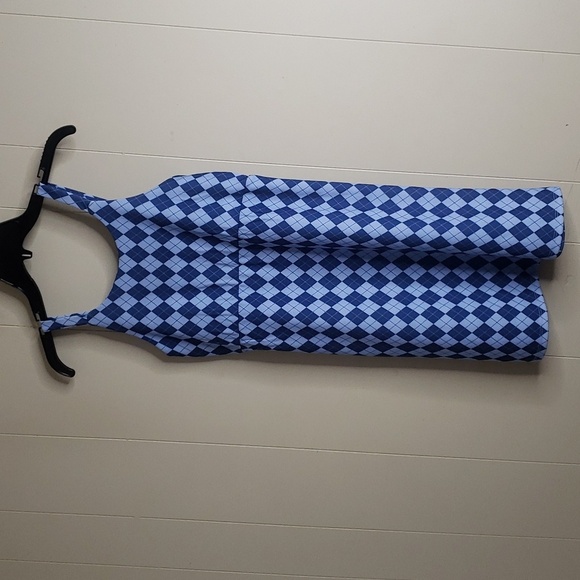 alley b Other - Alley B Girls Diamond Sleeveless Fit Dress Blue 14